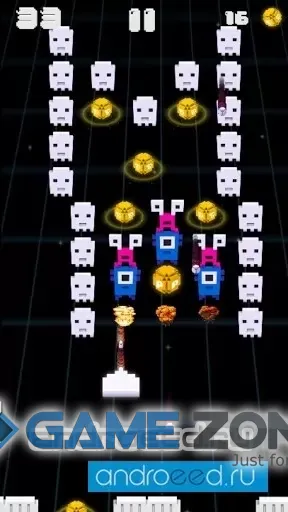 صورة من لعبة BLOCKY INVADERS [Без рекламы+деньги]