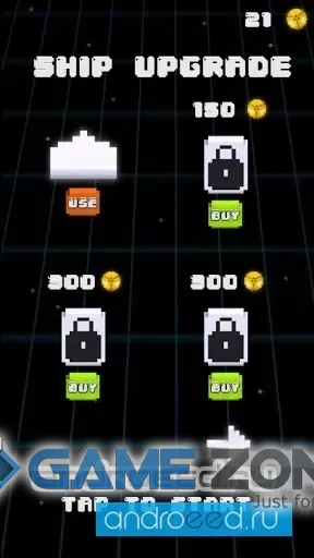 صورة من لعبة BLOCKY INVADERS [Без рекламы+деньги]
