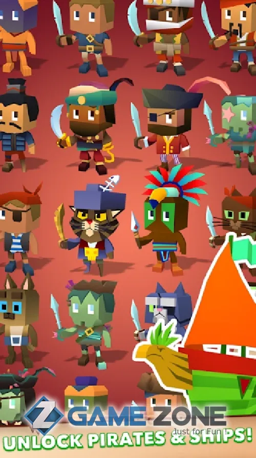 صورة من لعبة Blocky Pirates