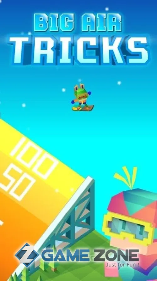 صورة من لعبة Blocky Snowboarding