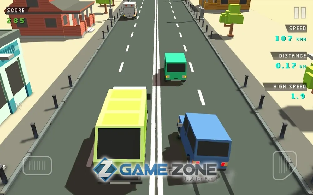 صورة من لعبة Blocky Traffic Racer [Много денег]