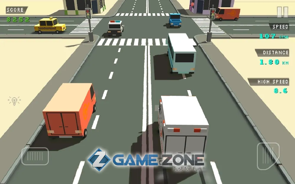 صورة من لعبة Blocky Traffic Racer [Много денег]
