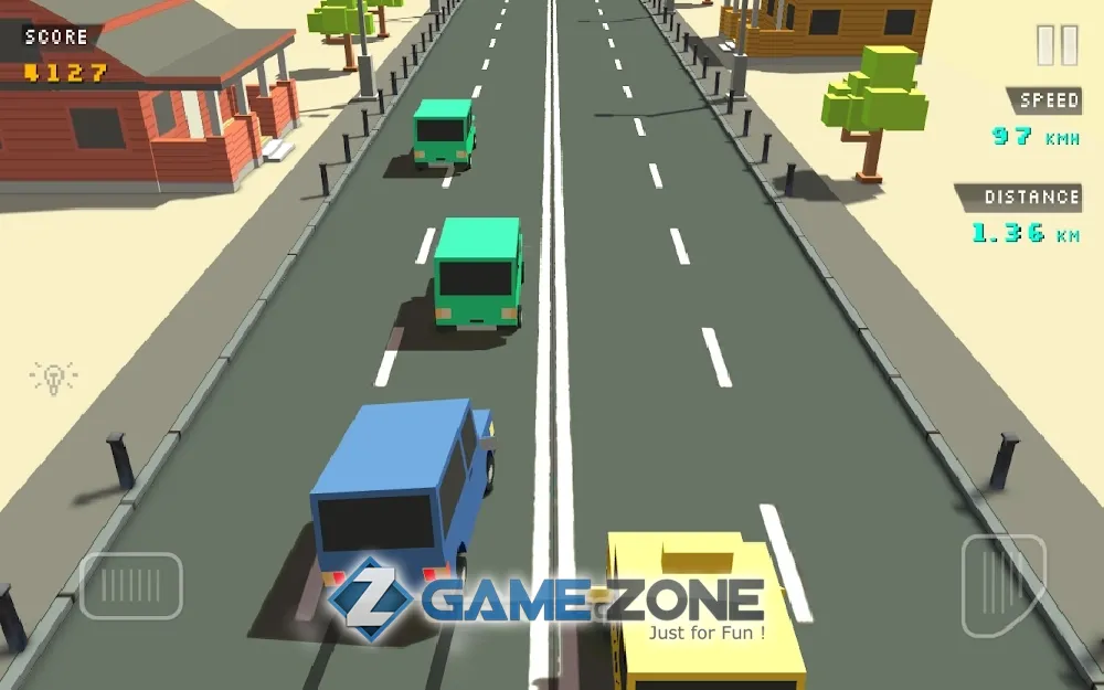 صورة من لعبة Blocky Traffic Racer [Много денег]