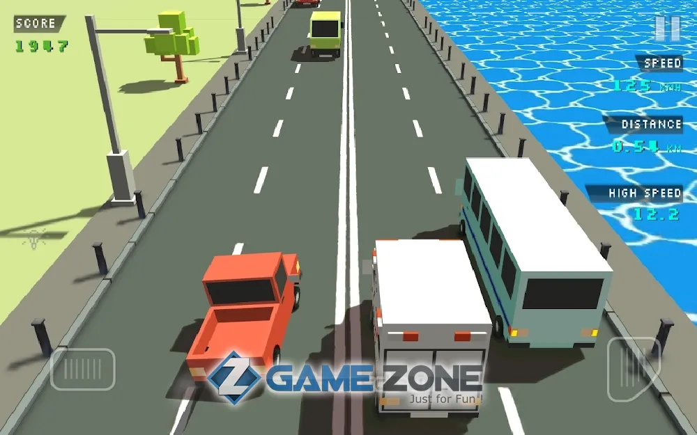 صورة من لعبة Blocky Traffic Racer [Много денег]