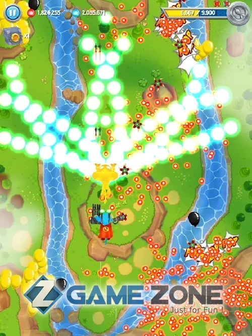صورة من لعبة Bloons Supermonkey 2 [Много денег]