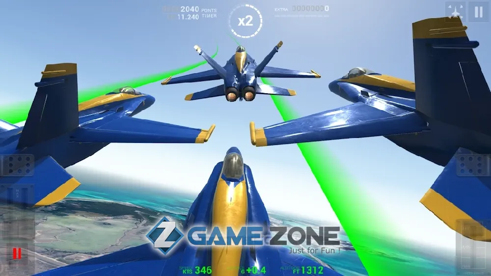 صورة من لعبة Blue Angels - Aerobatic SIM [Unlocked]