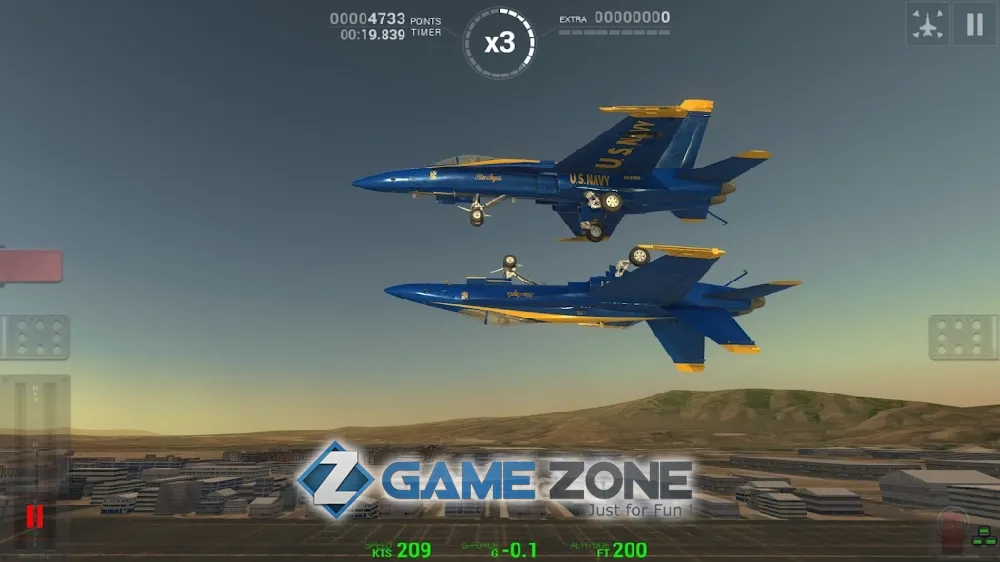 صورة من لعبة Blue Angels - Aerobatic SIM [Unlocked]