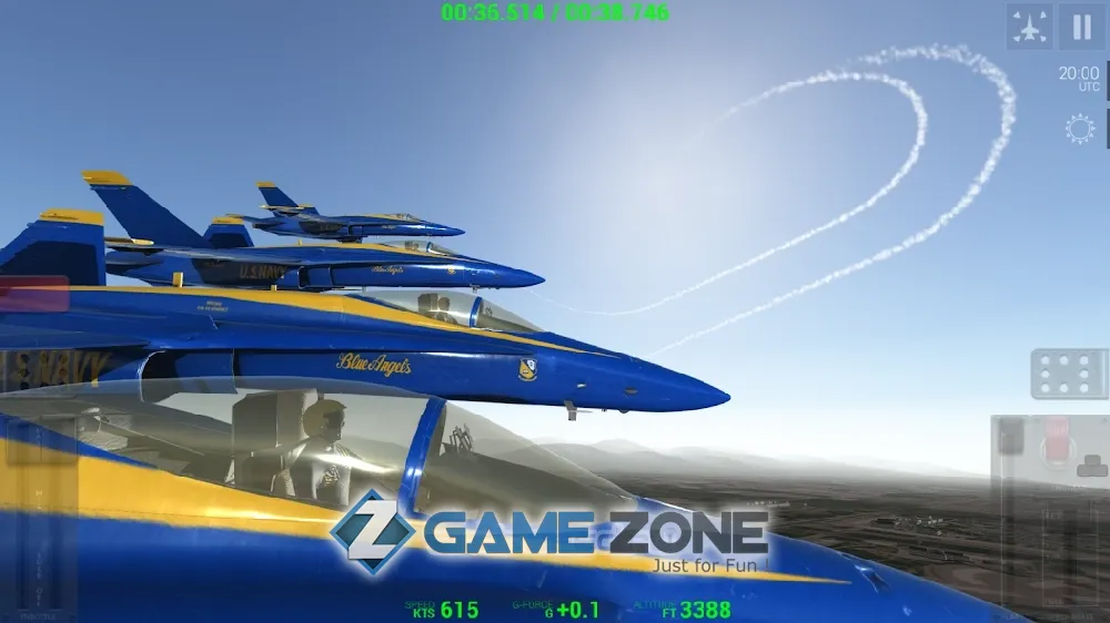 صورة من لعبة Blue Angels - Aerobatic SIM [Unlocked]