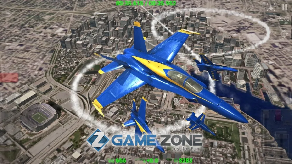 صورة من لعبة Blue Angels - Aerobatic SIM [Unlocked]