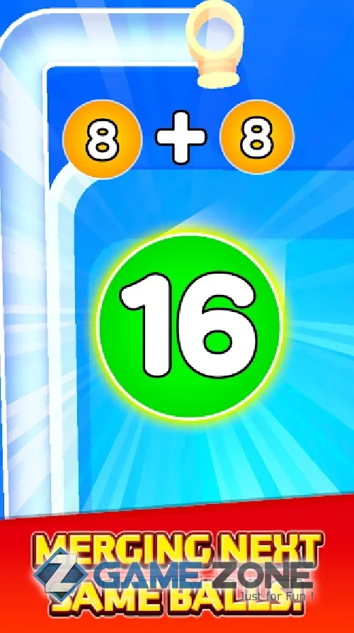 صورة من لعبة Bounce Merge [No Ads]