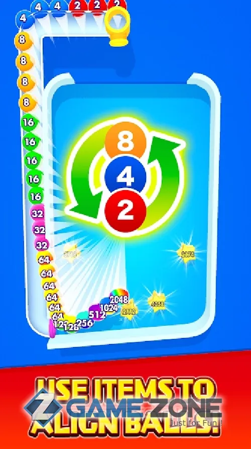 صورة من لعبة Bounce Merge [No Ads]