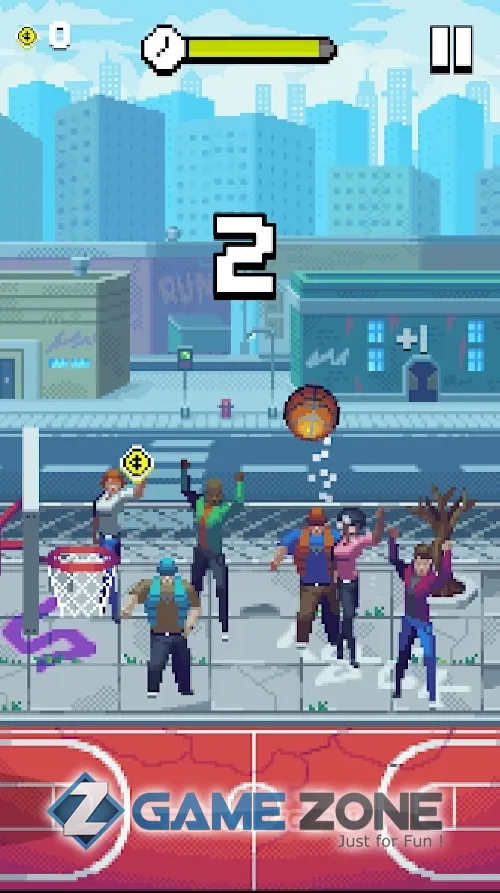 صورة من لعبة Bouncy Hoops [Без рекламы+мячи]