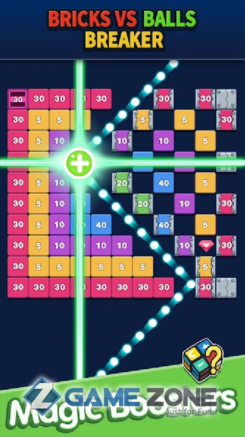 صورة من لعبة Bricks vs Balls Breaker [Mod Diamonds]
