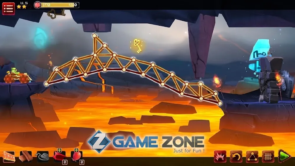 صورة من لعبة Bridge Builder Adventure