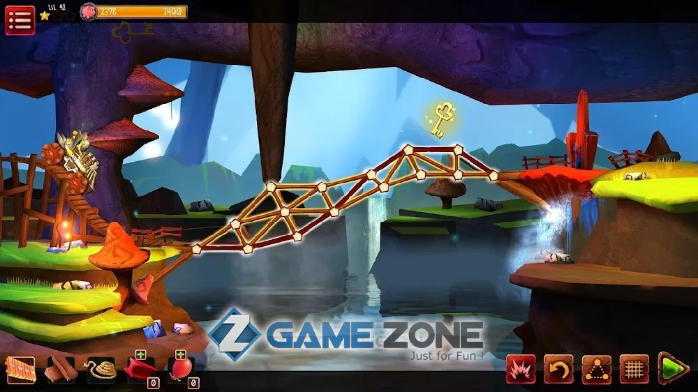 صورة من لعبة Bridge Builder Adventure