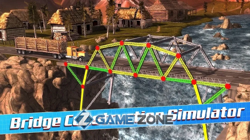 صورة من لعبة Bridge Construction Simulator [Беcконечные подсказки]