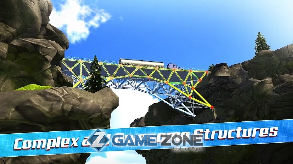 صورة من لعبة Bridge Construction Simulator [Беcконечные подсказки]