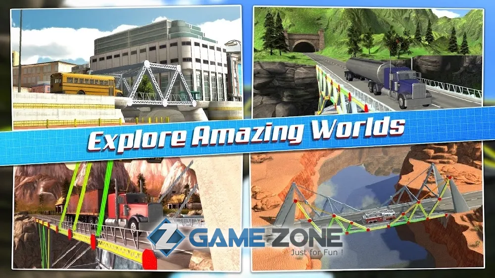 صورة من لعبة Bridge Construction Simulator [Беcконечные подсказки]