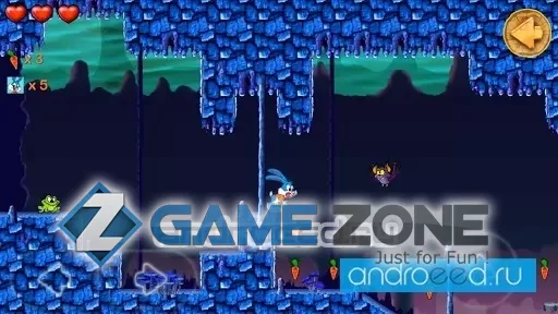 صورة من لعبة Beeny Rabbit Adventure Platformer World