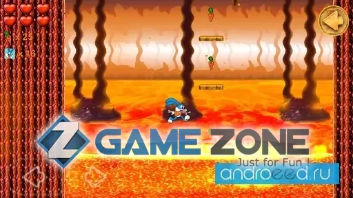 صورة من لعبة Beeny Rabbit Adventure Platformer World