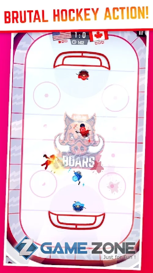 صورة من لعبة Brutal Hockey