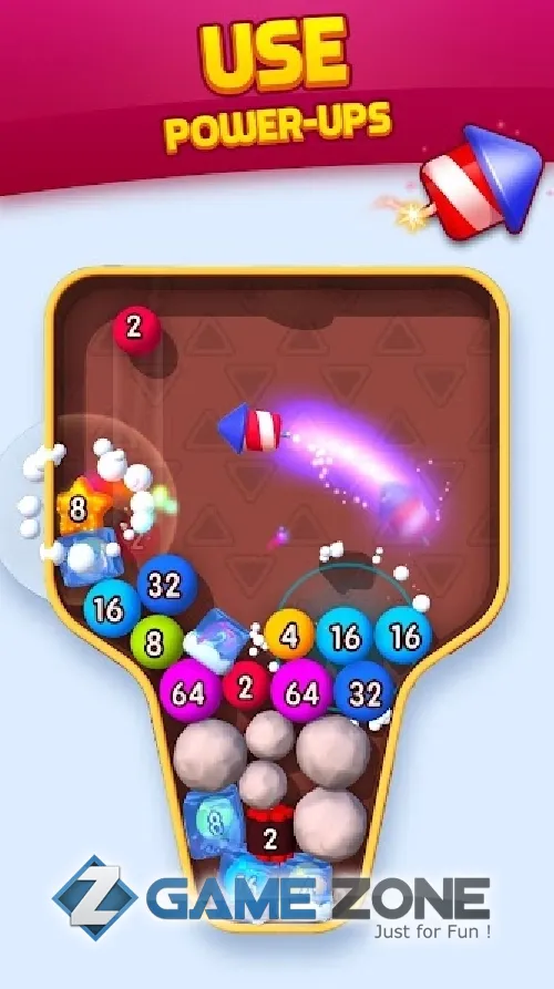 صورة من لعبة Bubble Buster 2048 [Adfree]