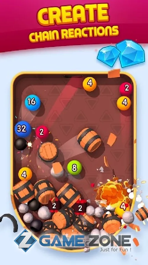 صورة من لعبة Bubble Buster 2048 [Adfree]