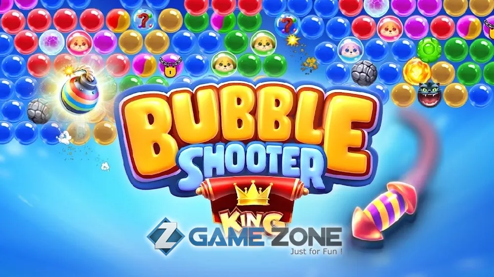 صورة من لعبة Bubble Kingamptrade Best Online Bubble Shooter Game [Free Shopping]