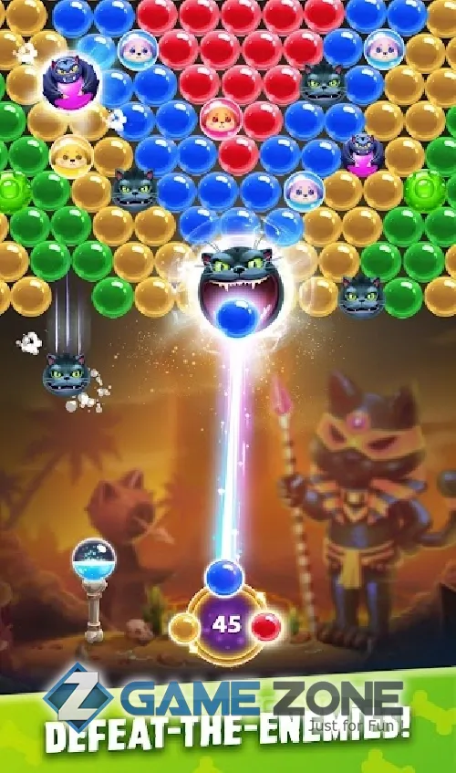 صورة من لعبة Bubble Kingamptrade Best Online Bubble Shooter Game [Free Shopping]