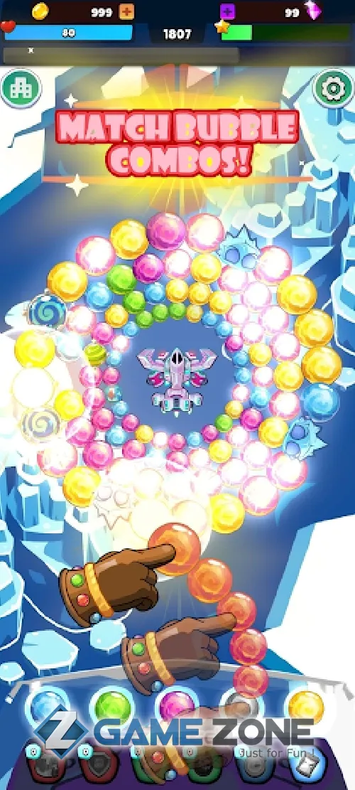 صورة من لعبة Bubble Shooter Slimes Worlds [Adfree]