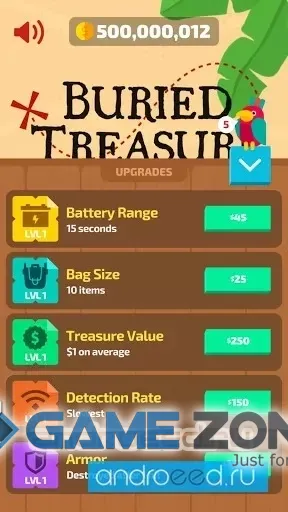 صورة من لعبة Buried Treasure!