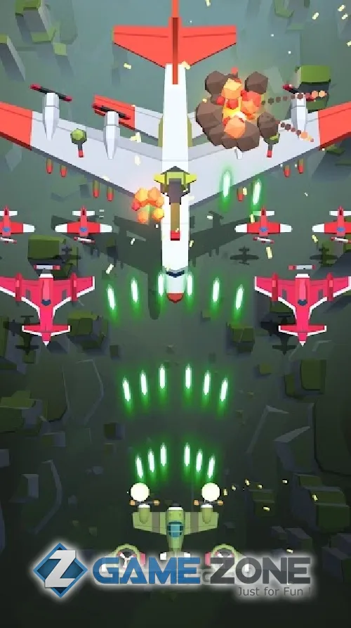 صورة من لعبة Burning Sky: Aircraft Combat 2020