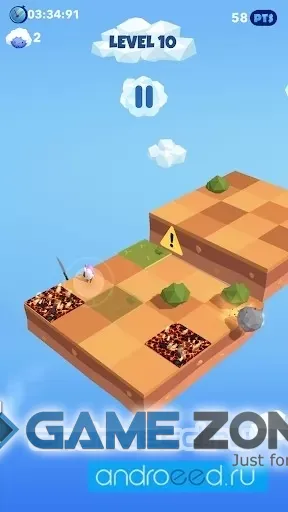 صورة من لعبة Bye Bye Sheep