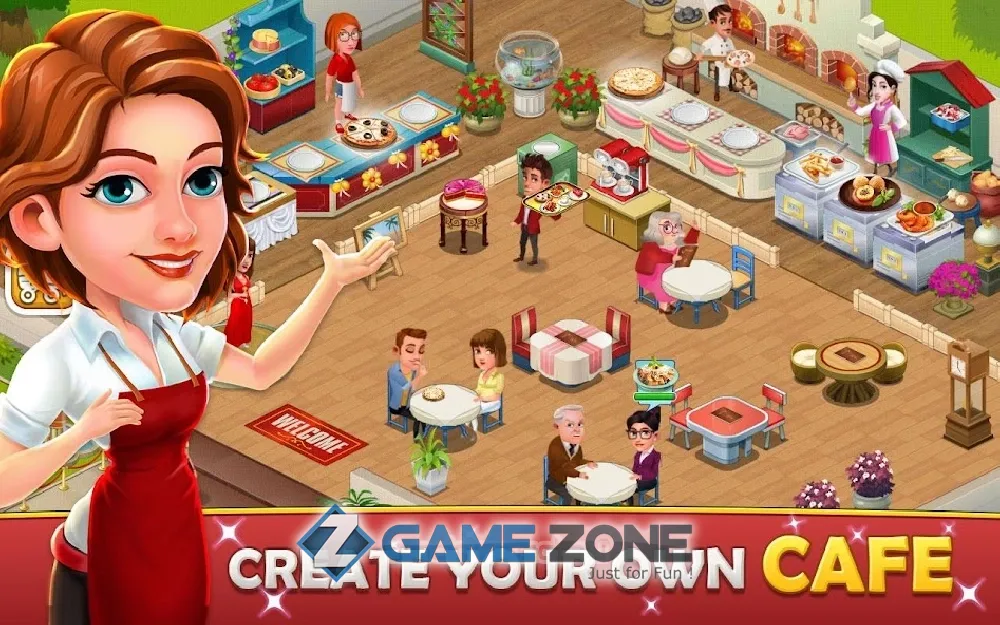 صورة من لعبة Cafe Tycoon: Кулинарная и ресторанная симуляция [Много денег]