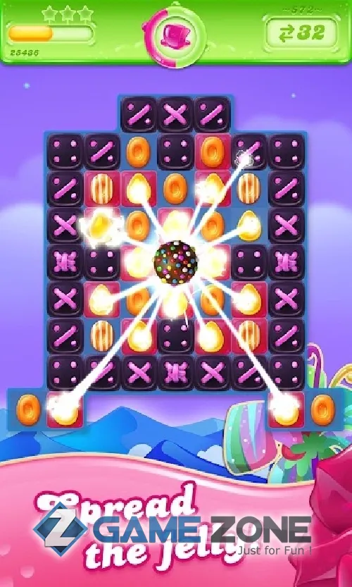 صورة من لعبة Candy Crush Jelly Saga [Много жизней]