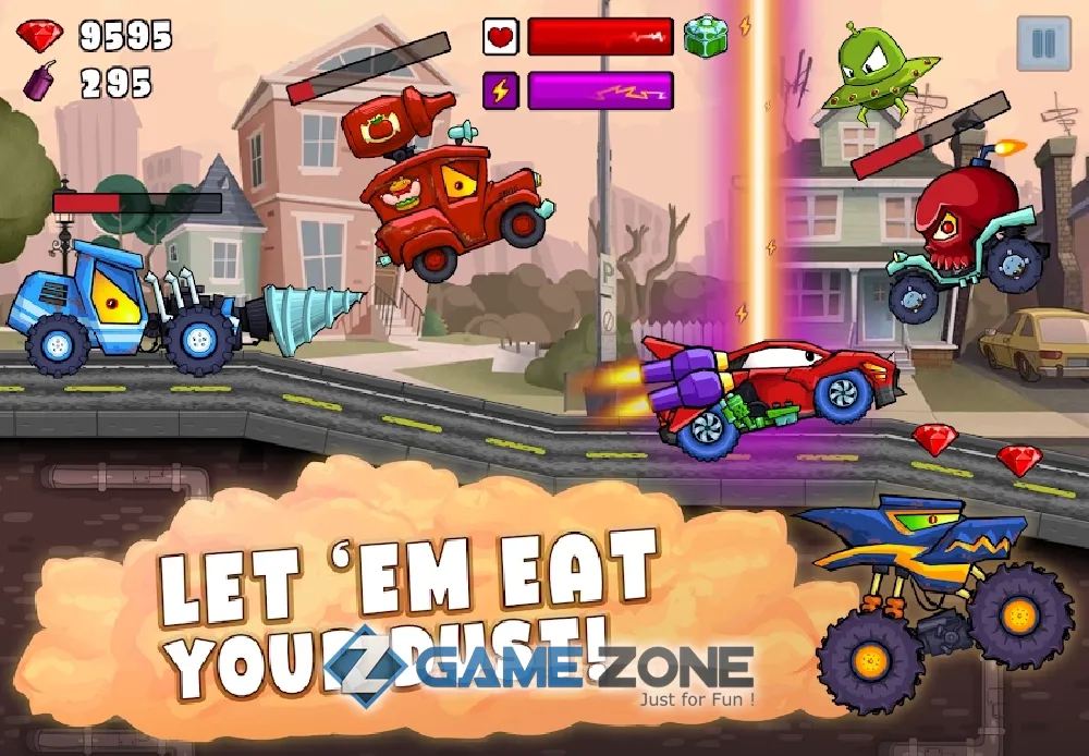 صورة من لعبة Car Eats Car 2 [Много денег]