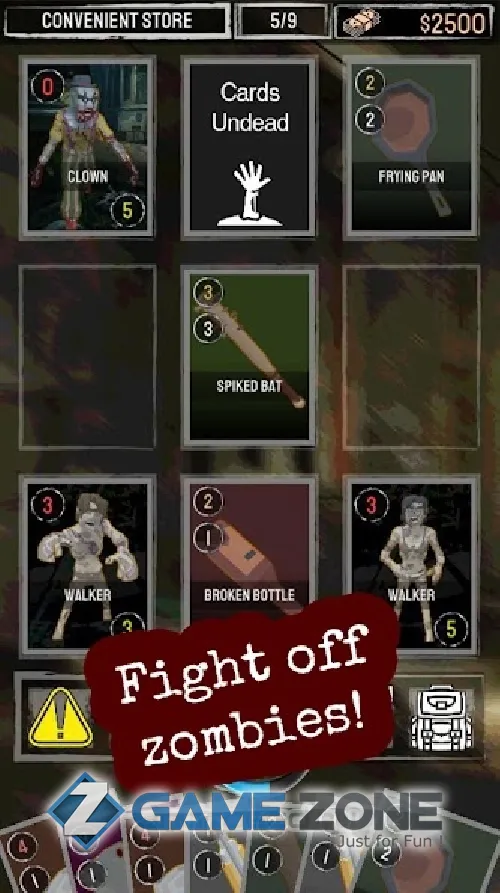 صورة من لعبة Cards Undead Zombie Card Game [Adfree]