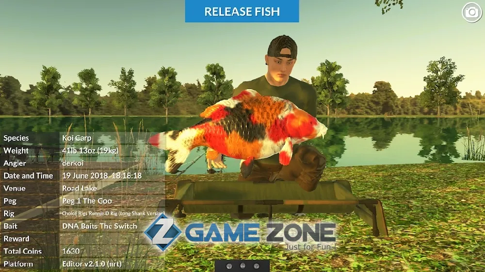 صورة من لعبة Carp Fishing Simulator