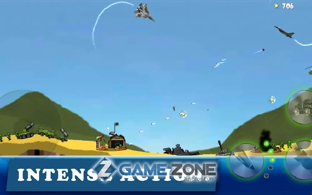 صورة من لعبة Carpet Bombing - Fighter Bomber Attack