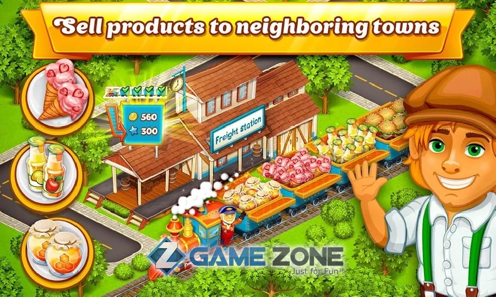 صورة من لعبة Cartoon city: ферма и город