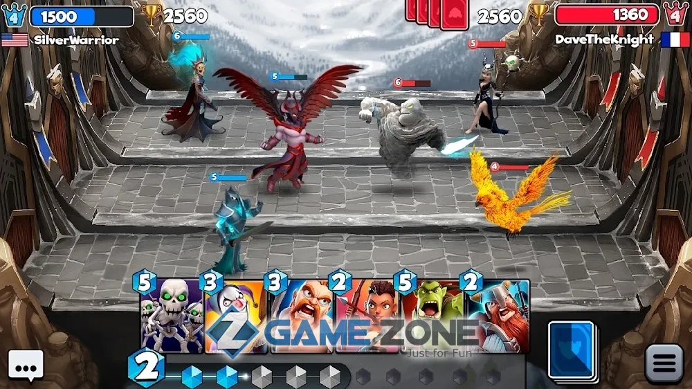 صورة من لعبة Castle Crush Epic Battle Free Strategy Games