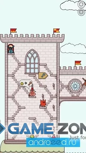 صورة من لعبة Castles and Stairs