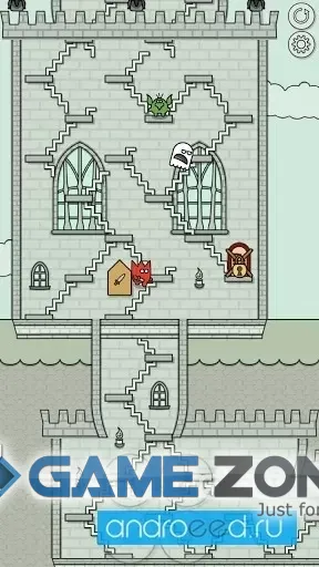 صورة من لعبة Castles and Stairs