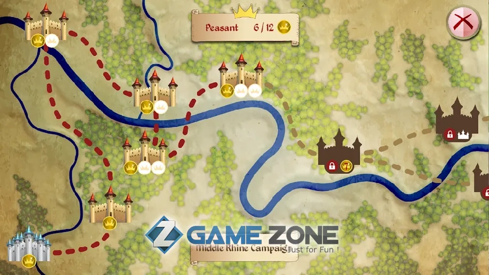 صورة من لعبة Castles of Mad King Ludwig