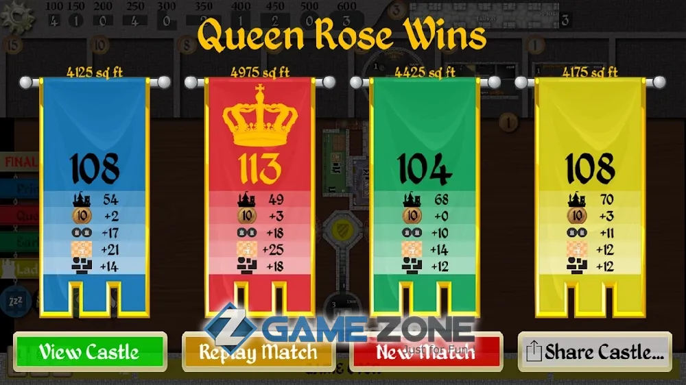 صورة من لعبة Castles of Mad King Ludwig