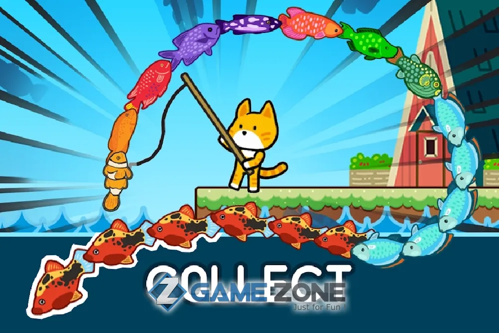 صورة من لعبة Cat Fishing Tycoon idle [Free Shopping]