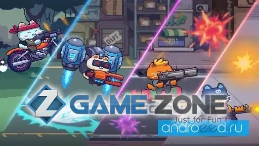 صورة من لعبة Cat Gunner: Super Force [Много денег]
