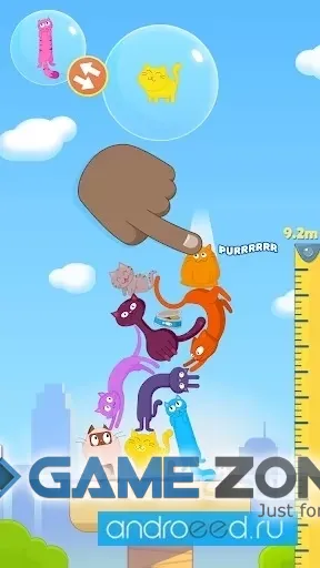 صورة من لعبة Cat Stack