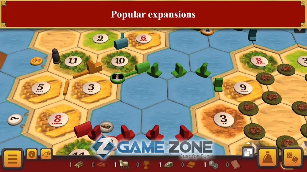 صورة من لعبة Catan Universe