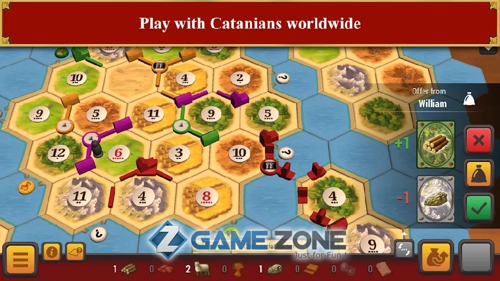 صورة من لعبة Catan Universe